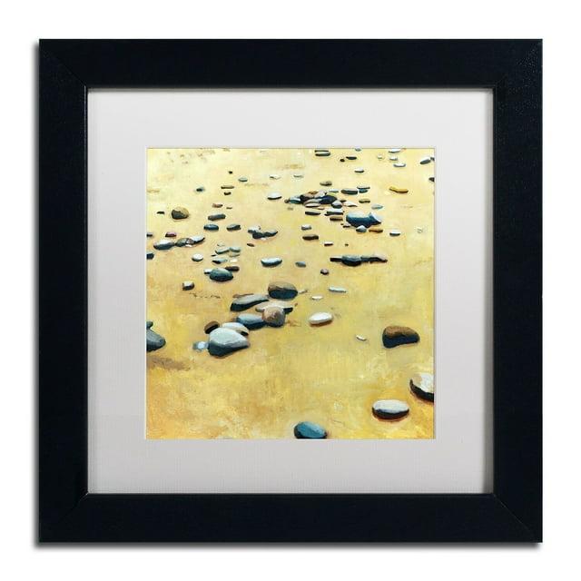 Trademark Fine Art " Pebbles On The Beach " by Michelle Calkins