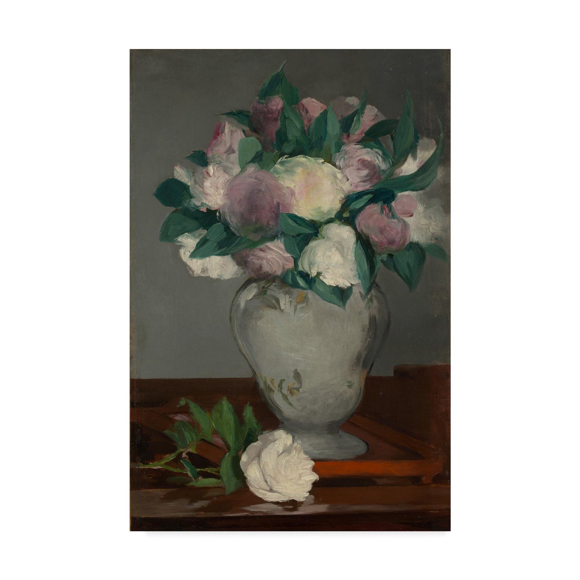 Edouard Manet " Peonies " by Edouard Manet