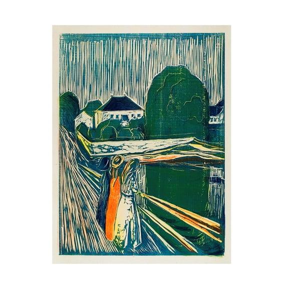 Trademark Fine Art Modern & Contemporary " The Girls On The Bridge " by Pictufy