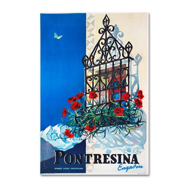 Trademark Fine Art " Pontresina " by Vintage Apple Collection
