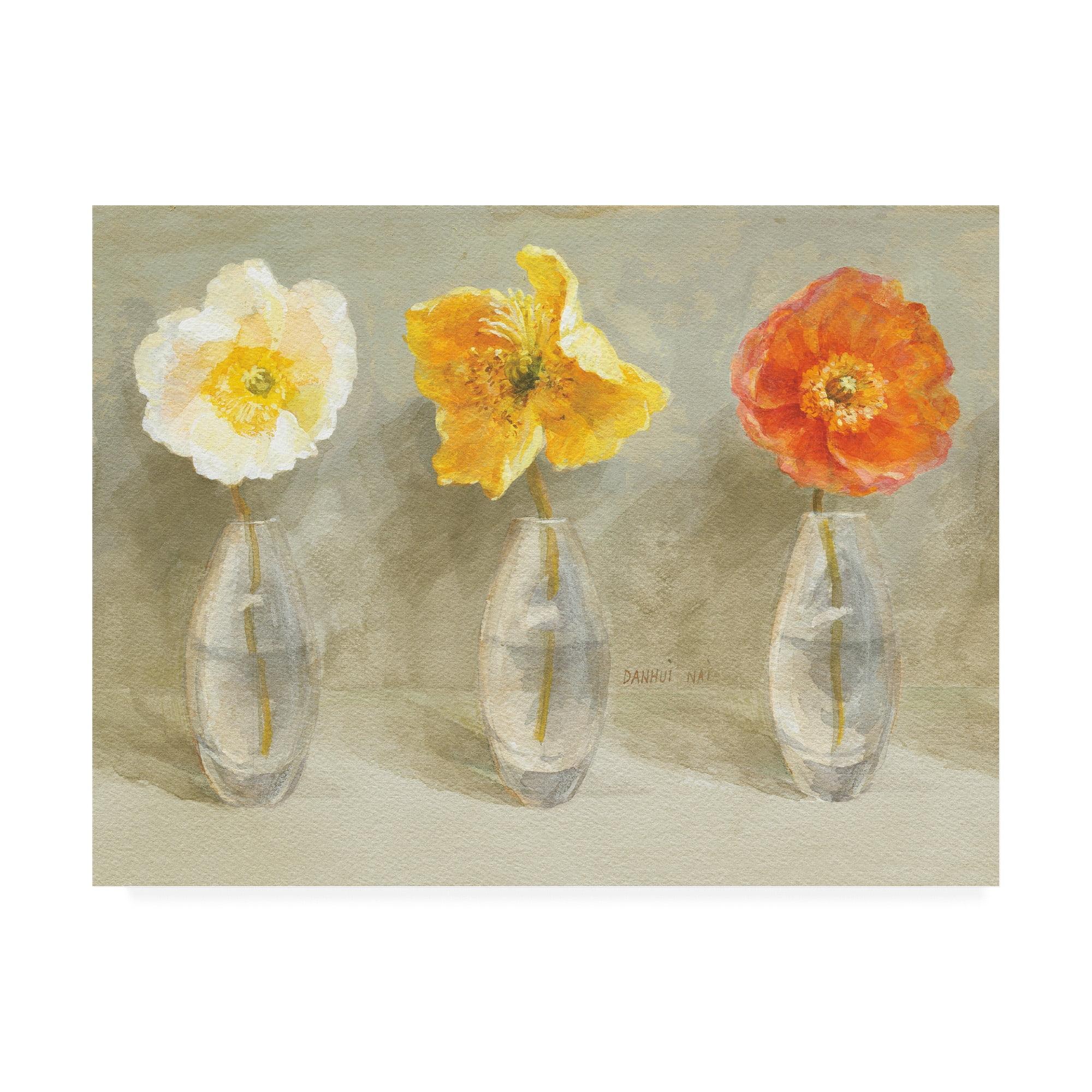 Trademark Fine Art 'Poppy Palette Crop' Canvas Art by Danhui Nai