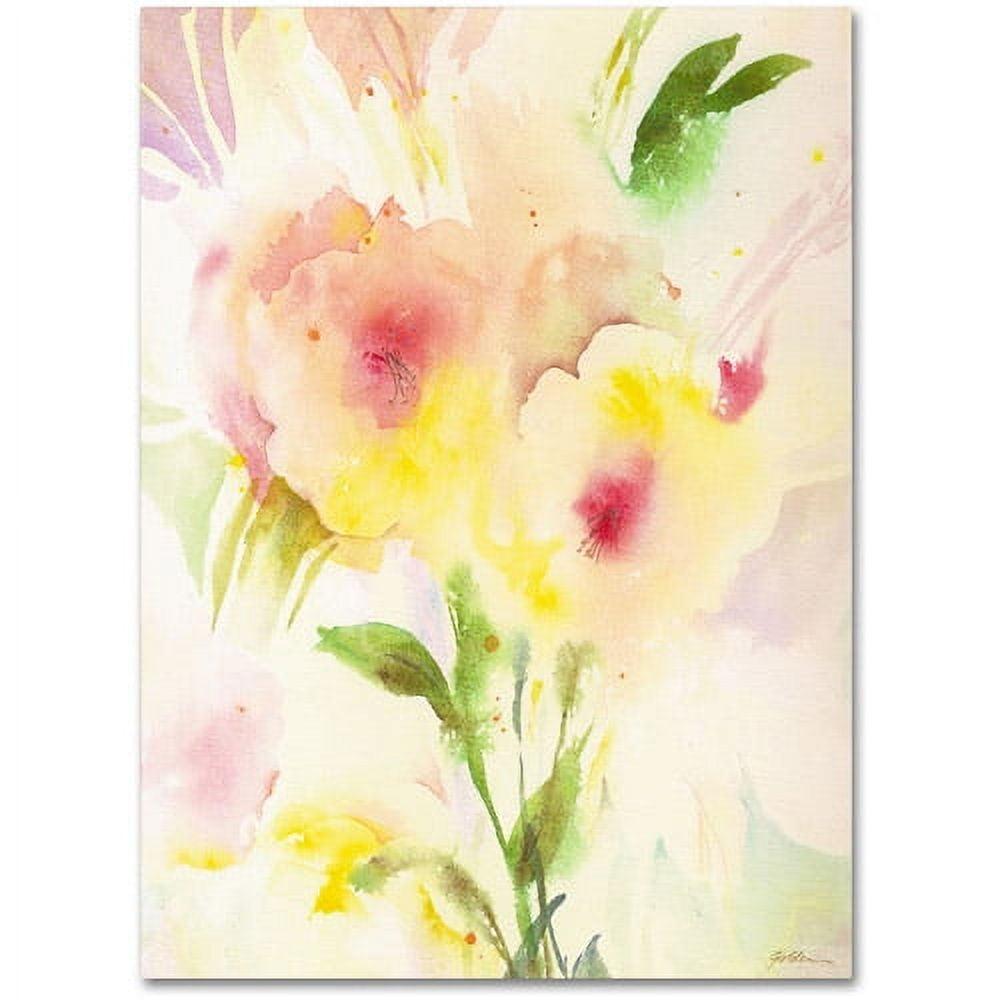 Trademark Fine Art "Primrose Reflection" Canvas Art by Sheila Golden