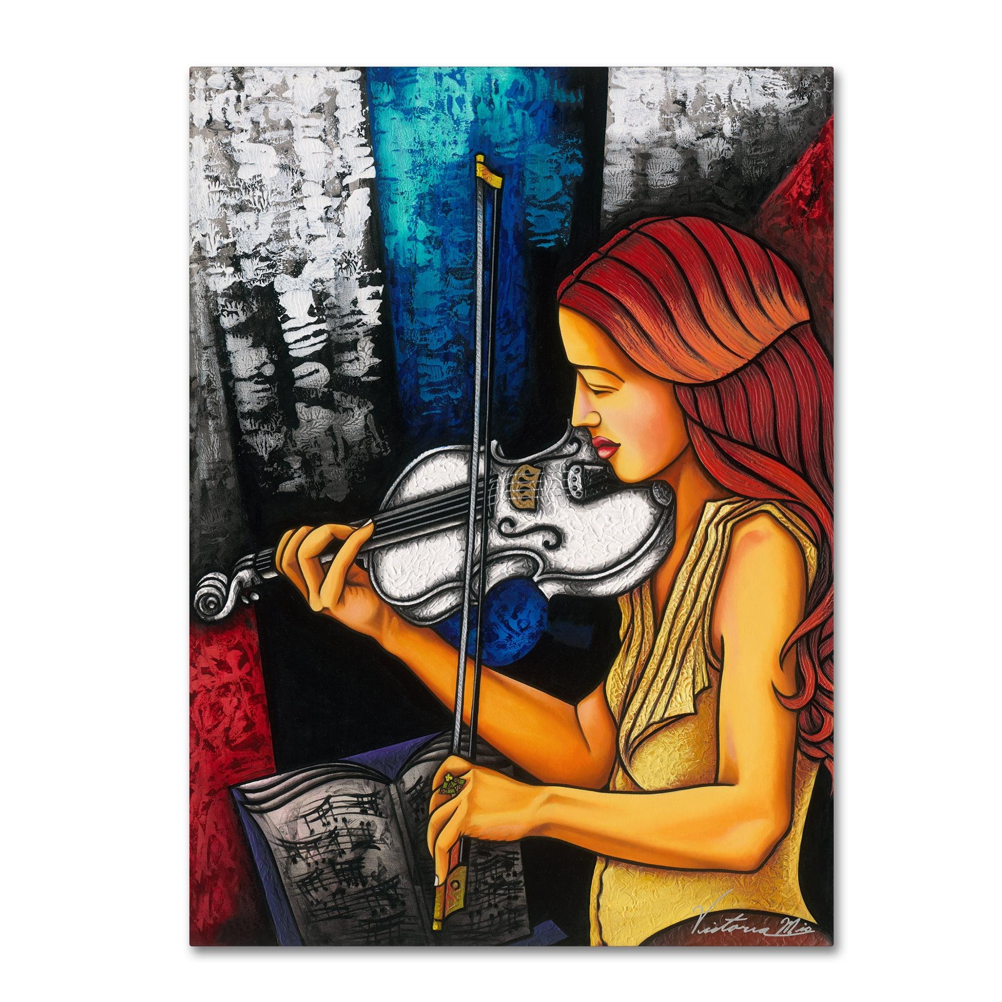 Victoria Mio " Redhead Violinist " by Victoria Mio