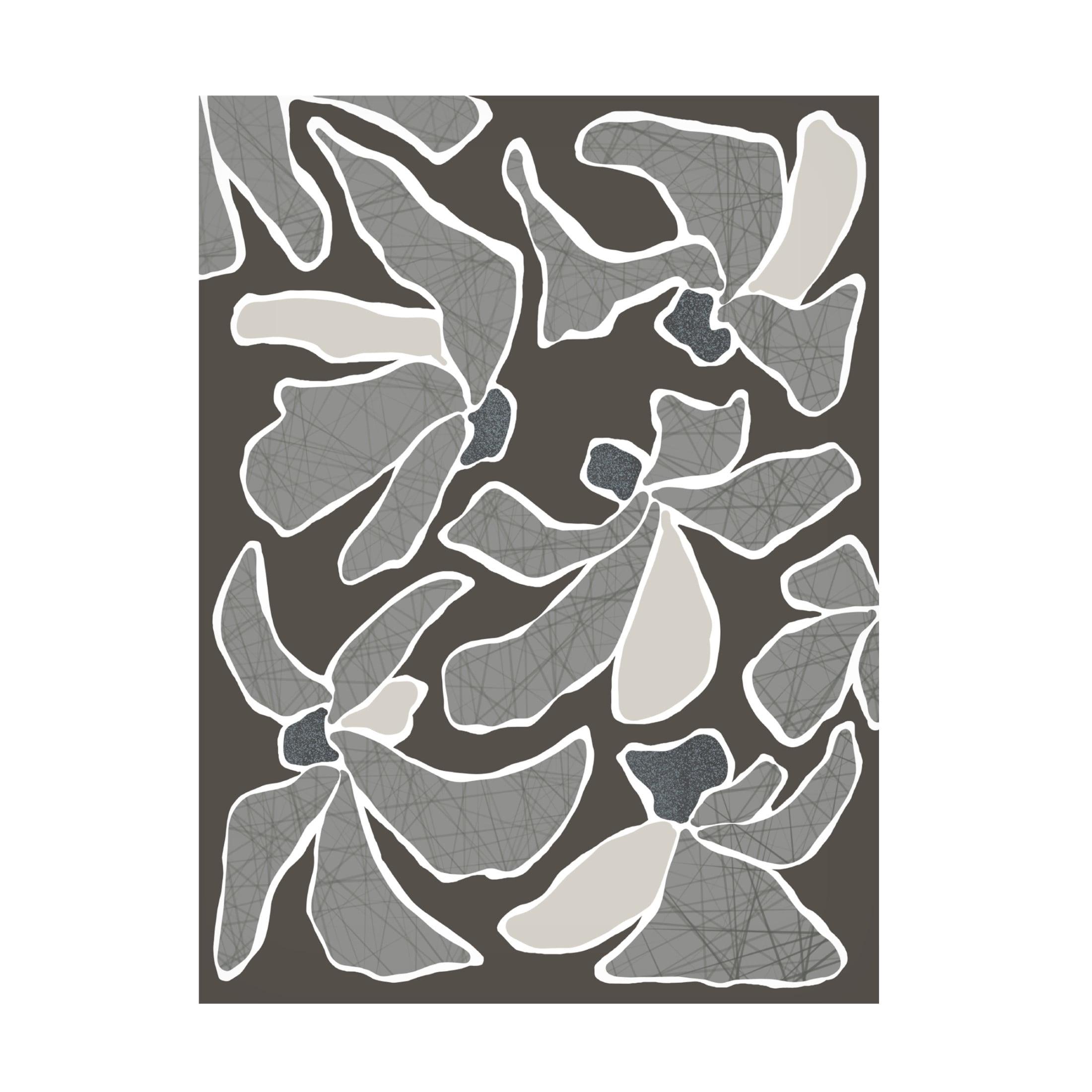 Trademark Fine Art Modern & Contemporary " Gray Flower Blooms I "