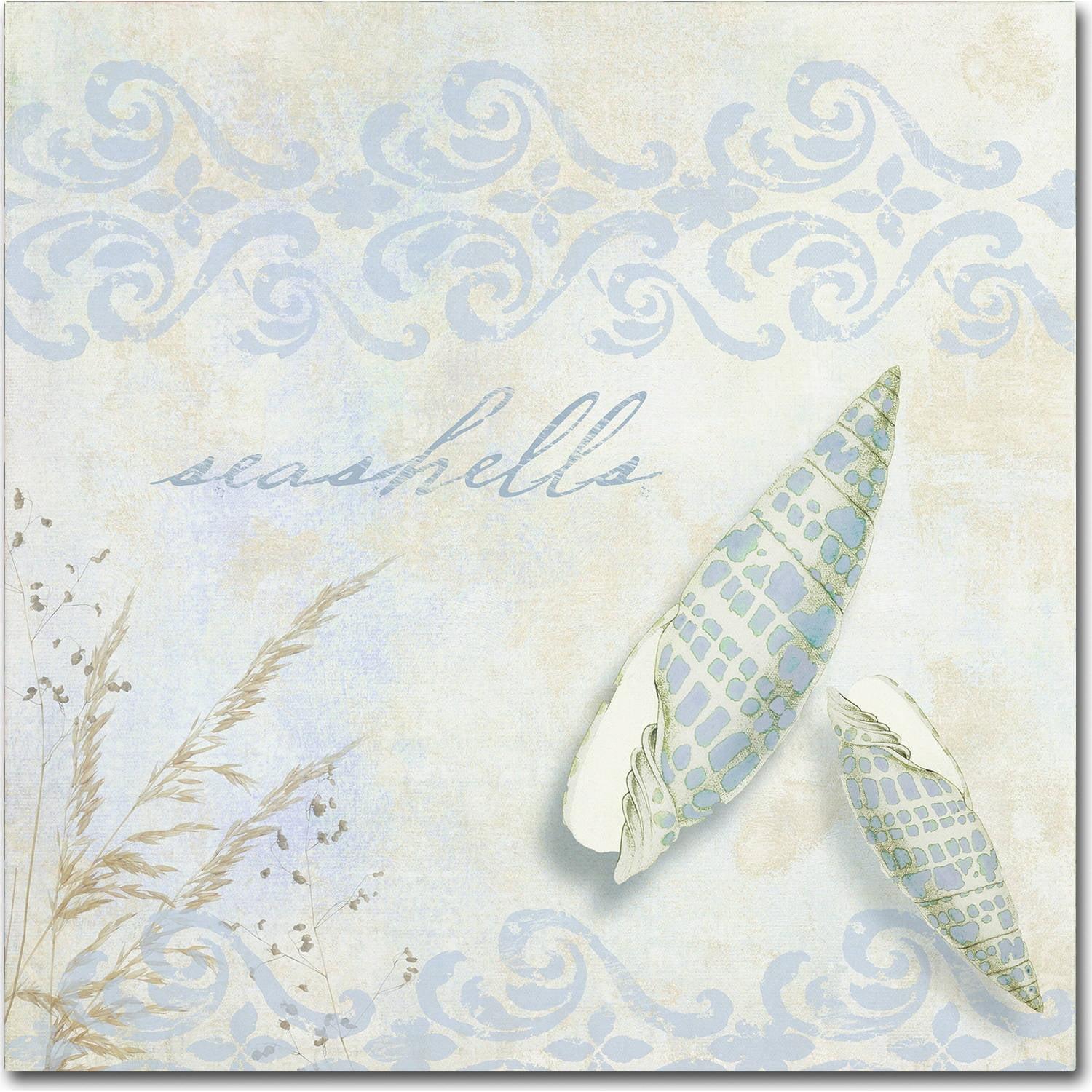 Trademark Fine Art "She Sells Seashells II" Canvas Art by Color Bakery