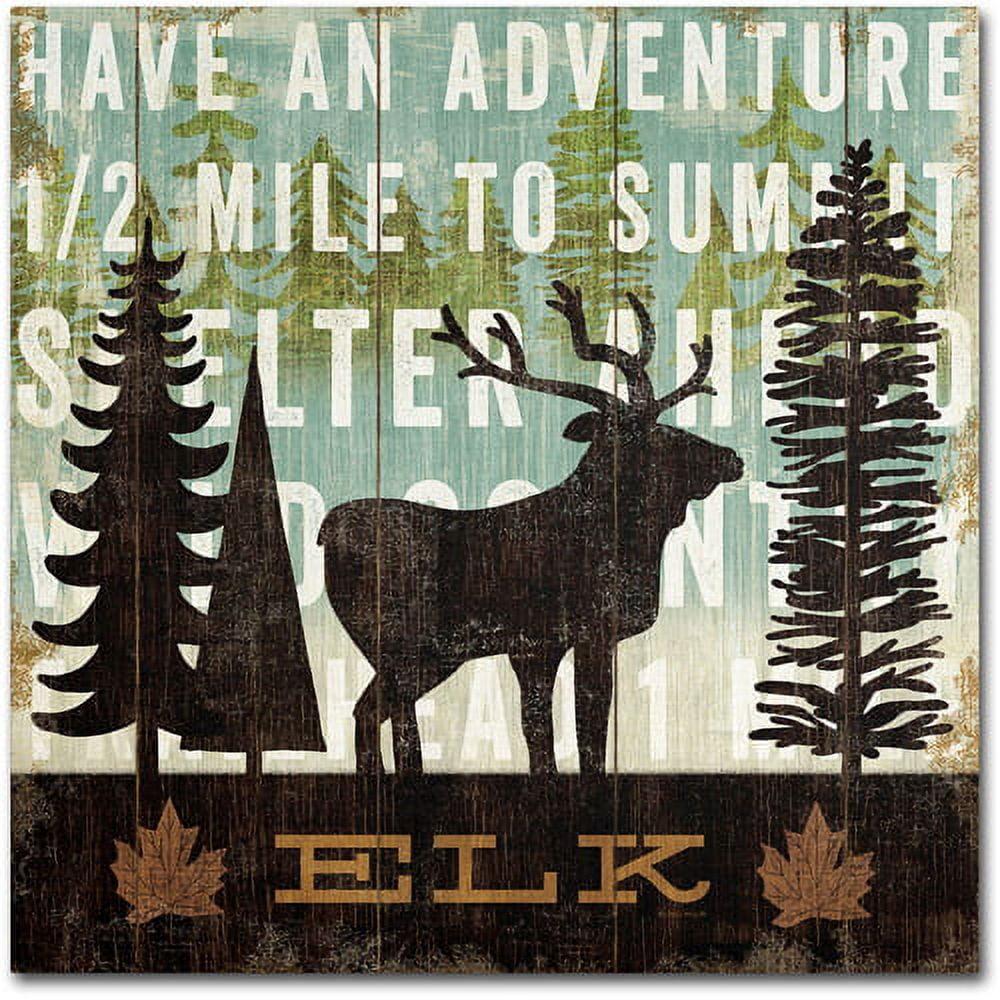 Trademark Fine Art " Simple Living Elk " by Michael Mullan