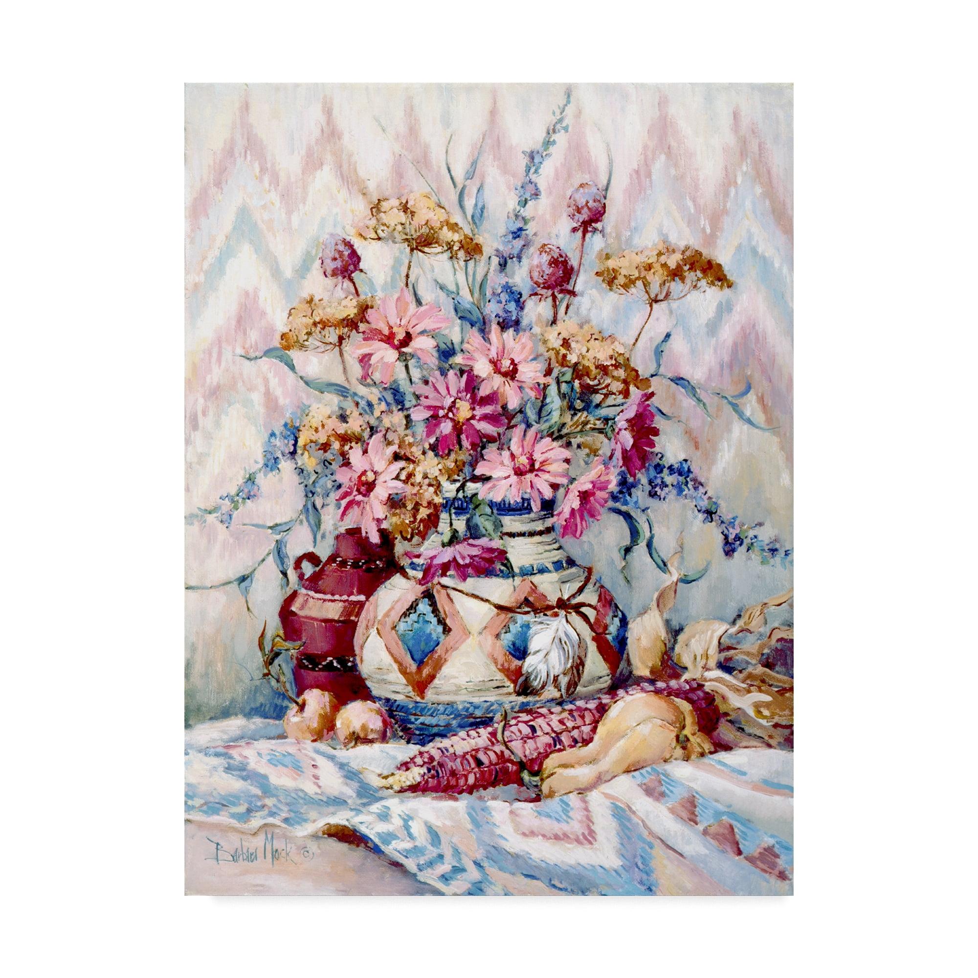 Trademark Fine Art Lienzo "Maces Del Suroeste y Maíz" de Barbara Mock