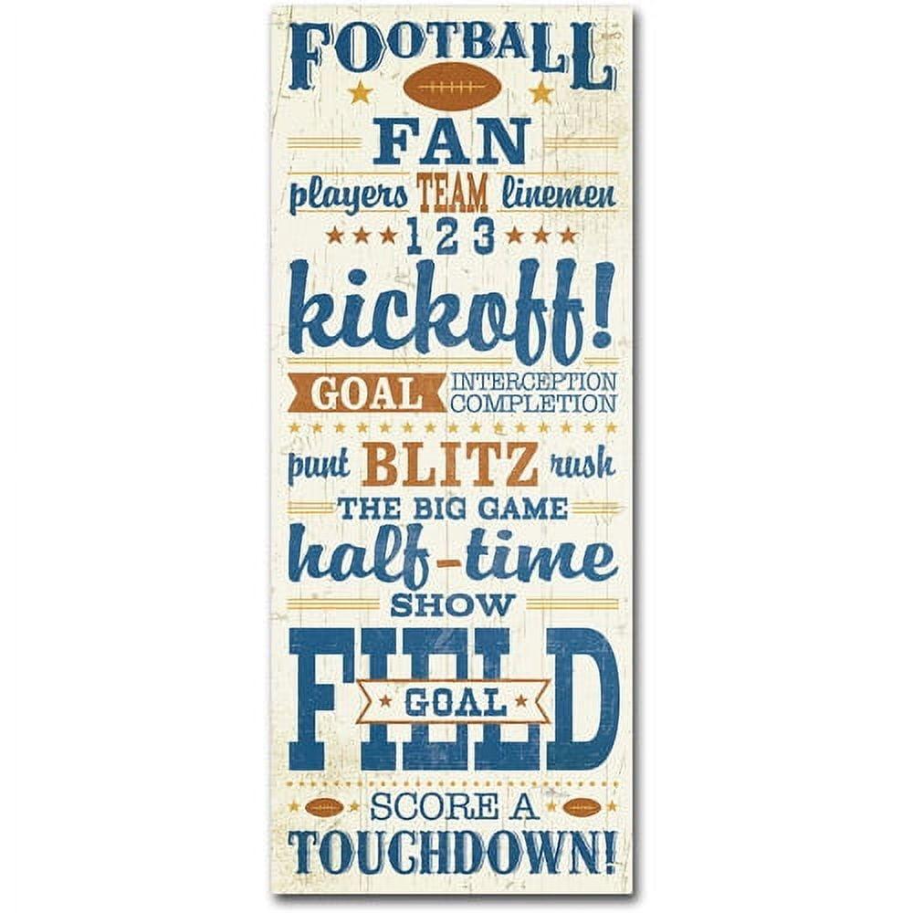 Trademark Fine Art "Sport Lover I" by Pela Studio Textual Art on Wrapped Canvas
