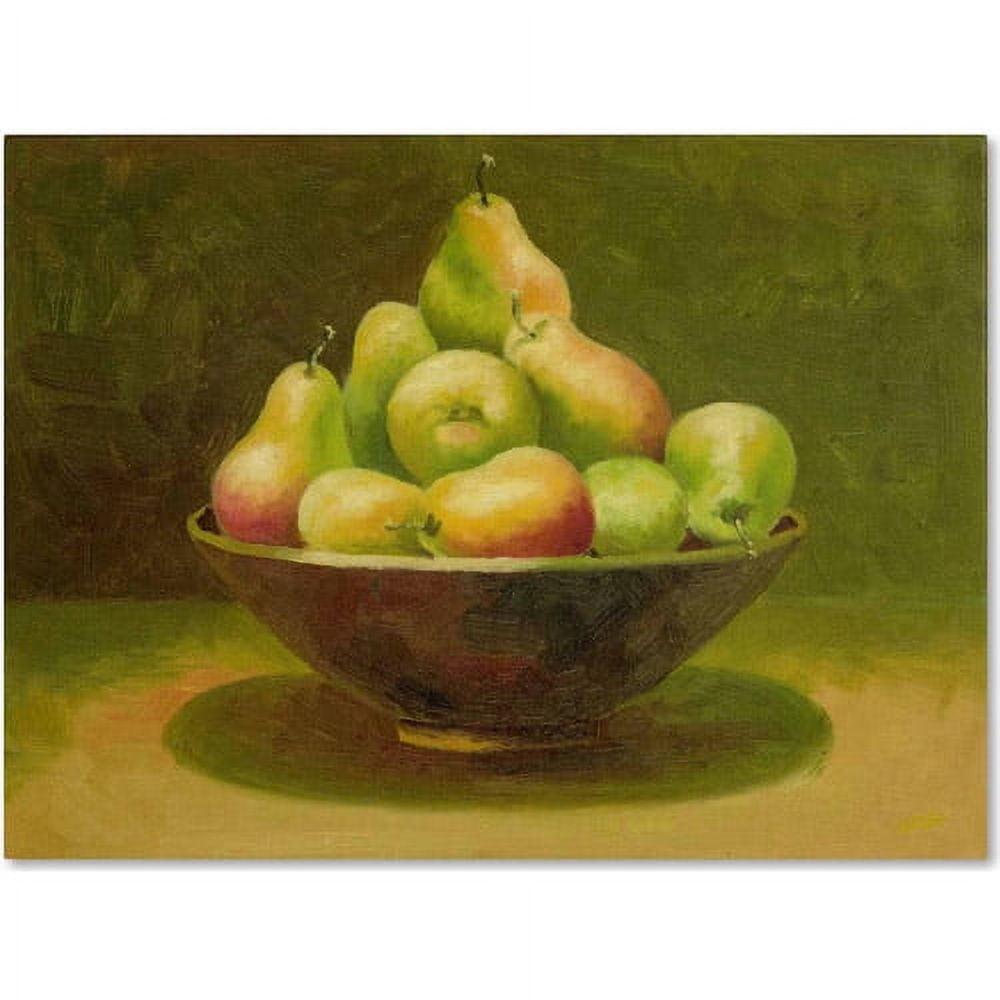 Trademark Fine Art " Still Life With Pears " by Rio