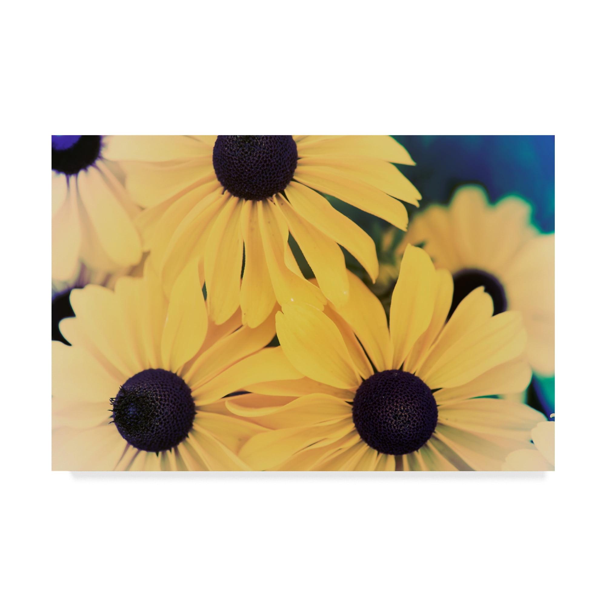 Yellow Floral Gallery-Wrapped Canvas Art, 16 x 24