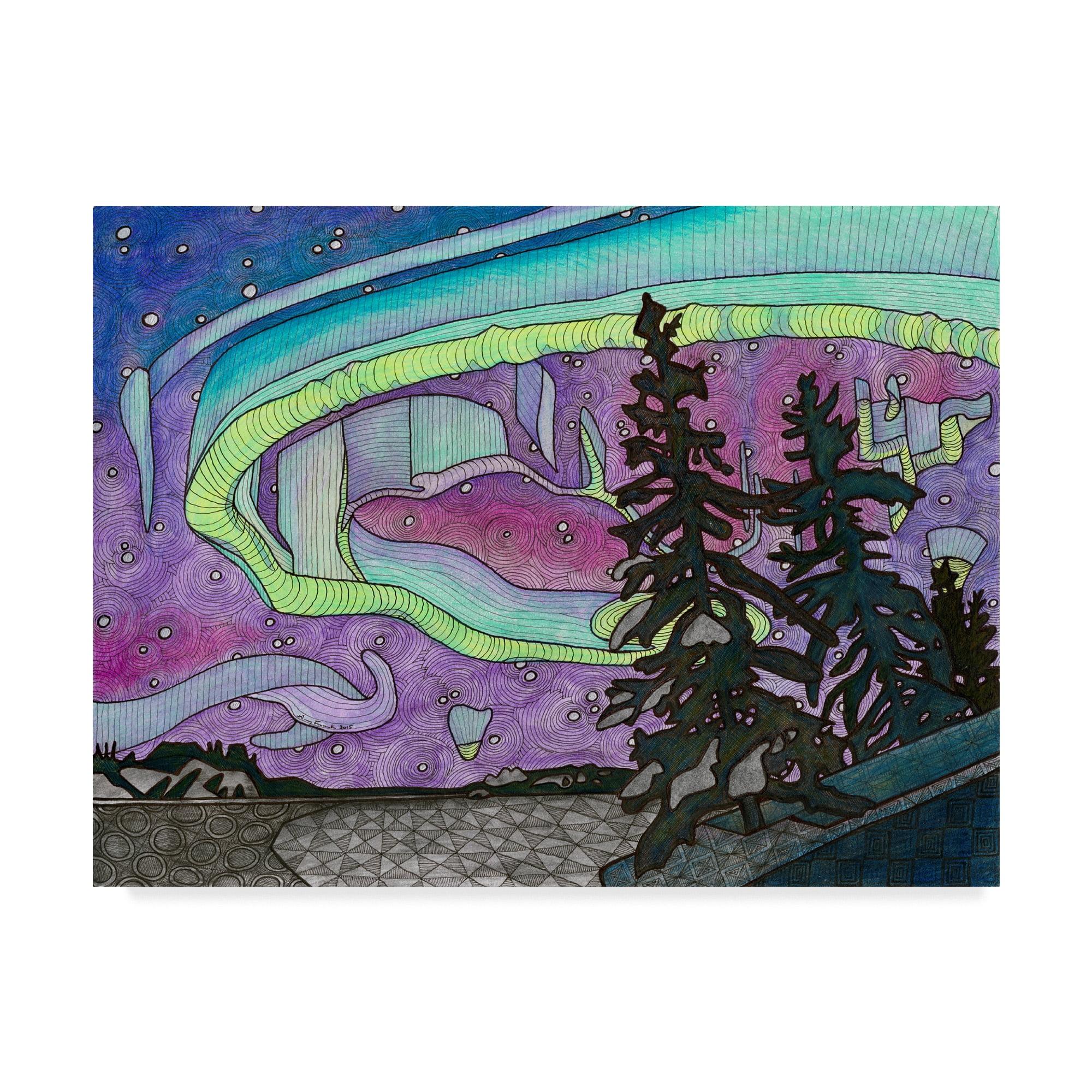 Amy Frank " The Northern Lights Background " by Amy Frank