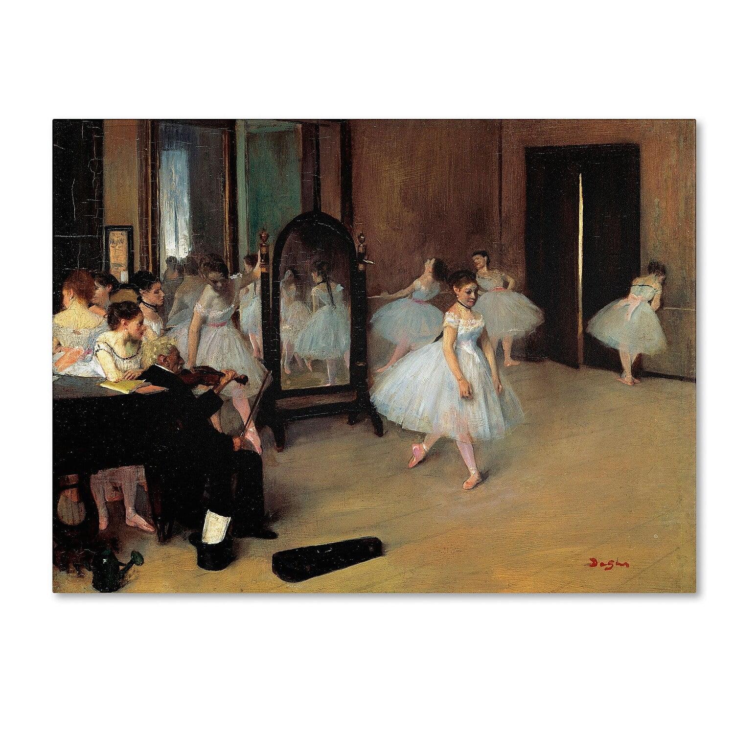Vault W Artwork " The School Of Dance 1871 " by Edgar Degas