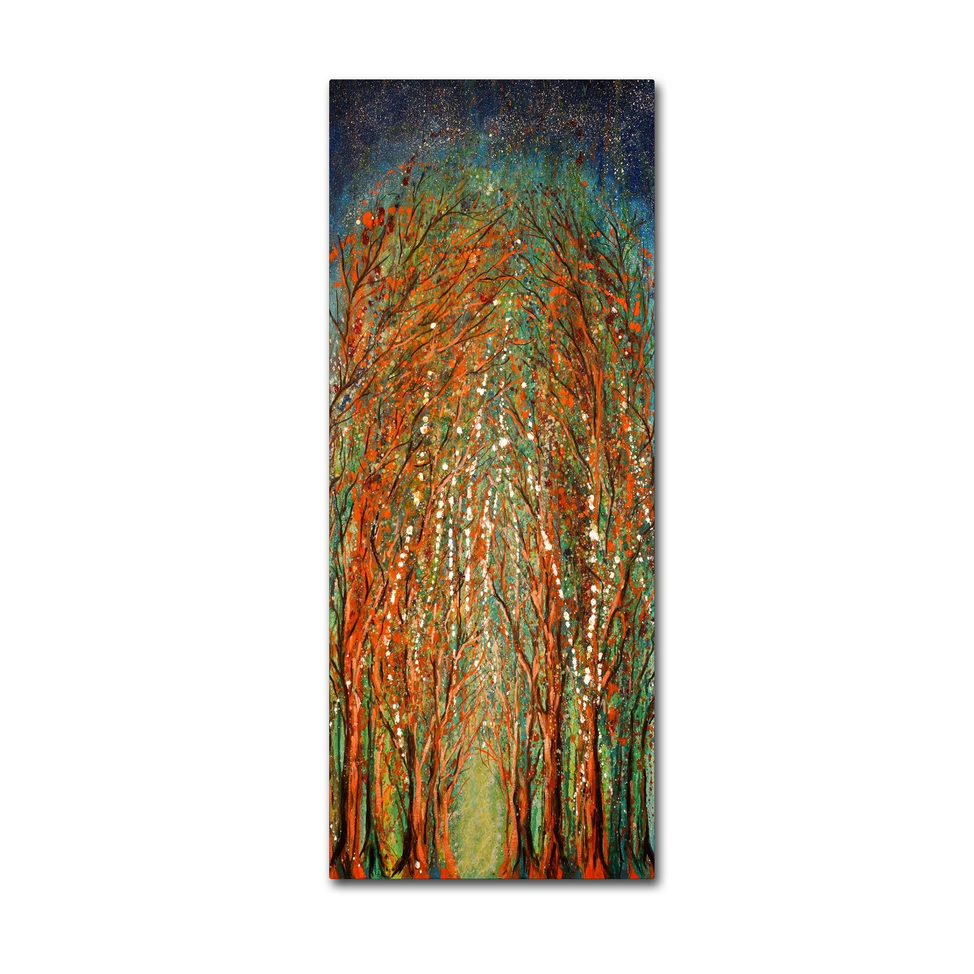 Trademark Fine Art 'The Wildwood Forest' Canvas Art by Michelle Faber