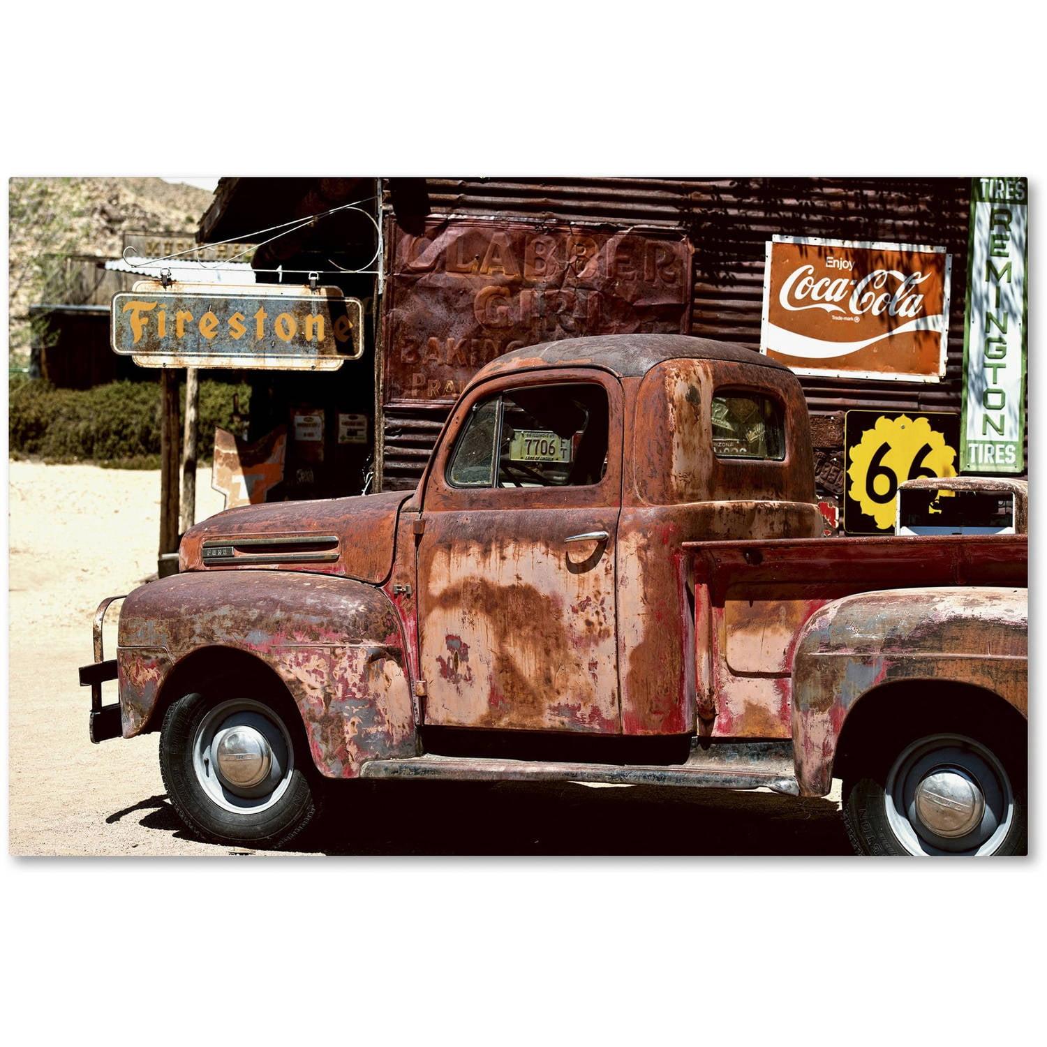 Trademark Fine Art "US Truck" Canvas Art by Philippe Hugonnard