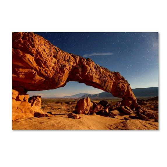 Trademark Fine Art Mike Jones " Utah Sunset Arch " by Mike Jones Photo