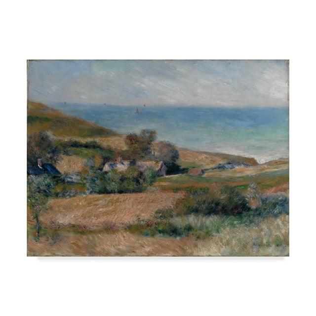 Vault W Artwork Pierre Auguste Renoir " View Of The Seacoast " by Pierre-Auguste Renoir