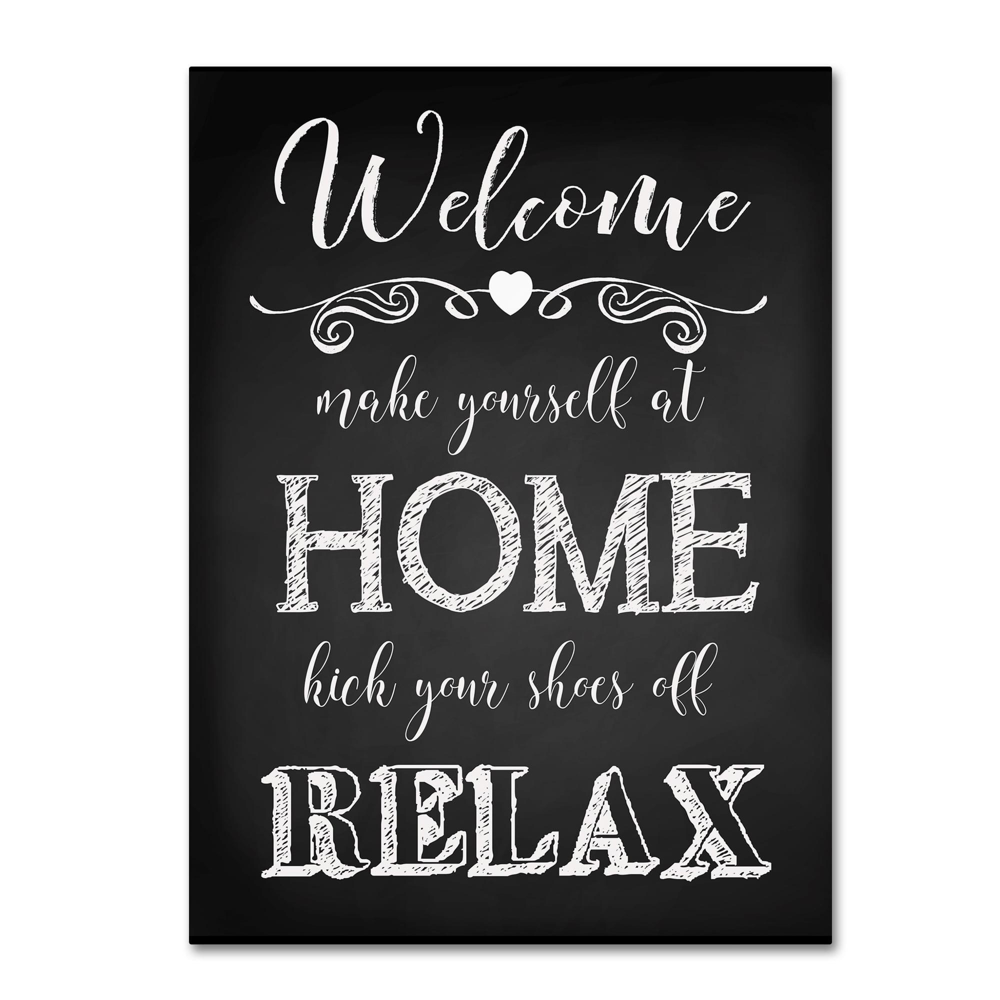 Trademark Fine Art 'Welcome Home 2' Canvas Art by Jean Plout