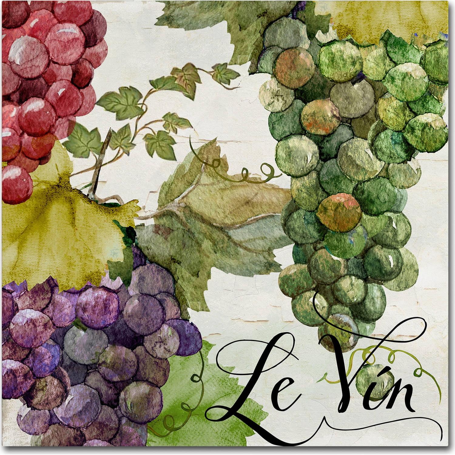 Trademark Fine Art Color Bakery " Wines Of Paris II " by Color Bakery