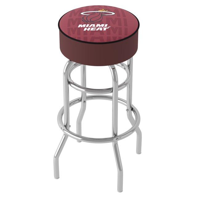Trademark Global Upholstered Counter Stool with Metal Frame