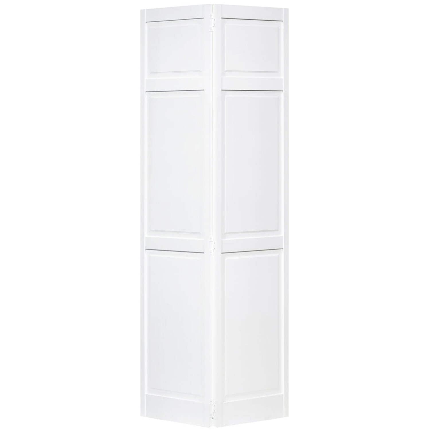 Kimberly Bay Paneled Wood Primed Bi-Fold Door