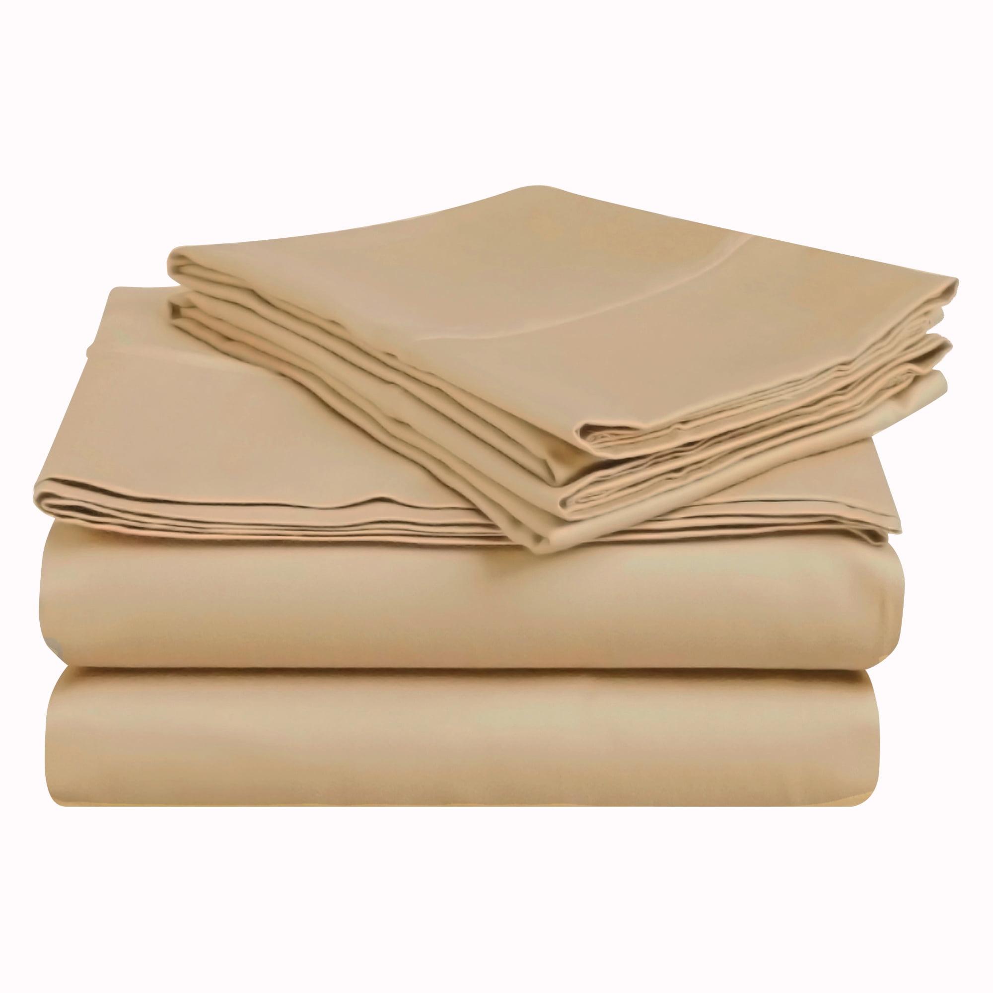 King Tan Egyptian Cotton 400-Thread Count Deep Pocket Sheet Set