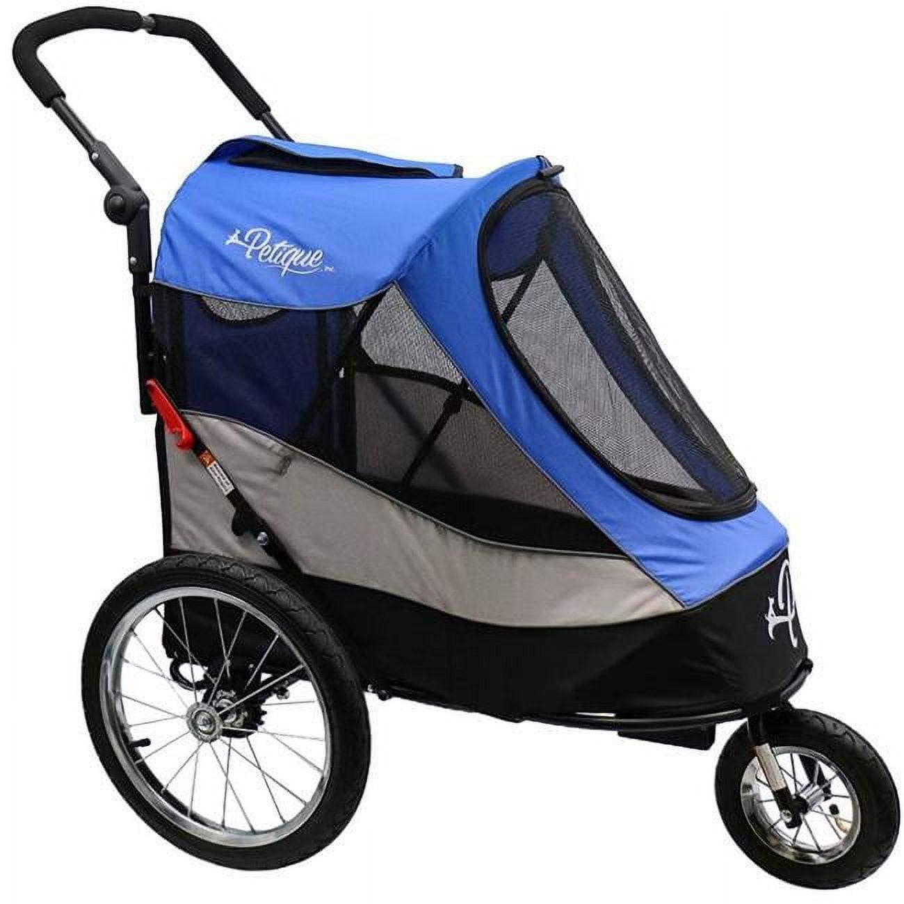 Petique Trailblazer Jogger, Dog Cart for Medium Size Pets, Ventilated Pet Stroller for Cats & Dogs