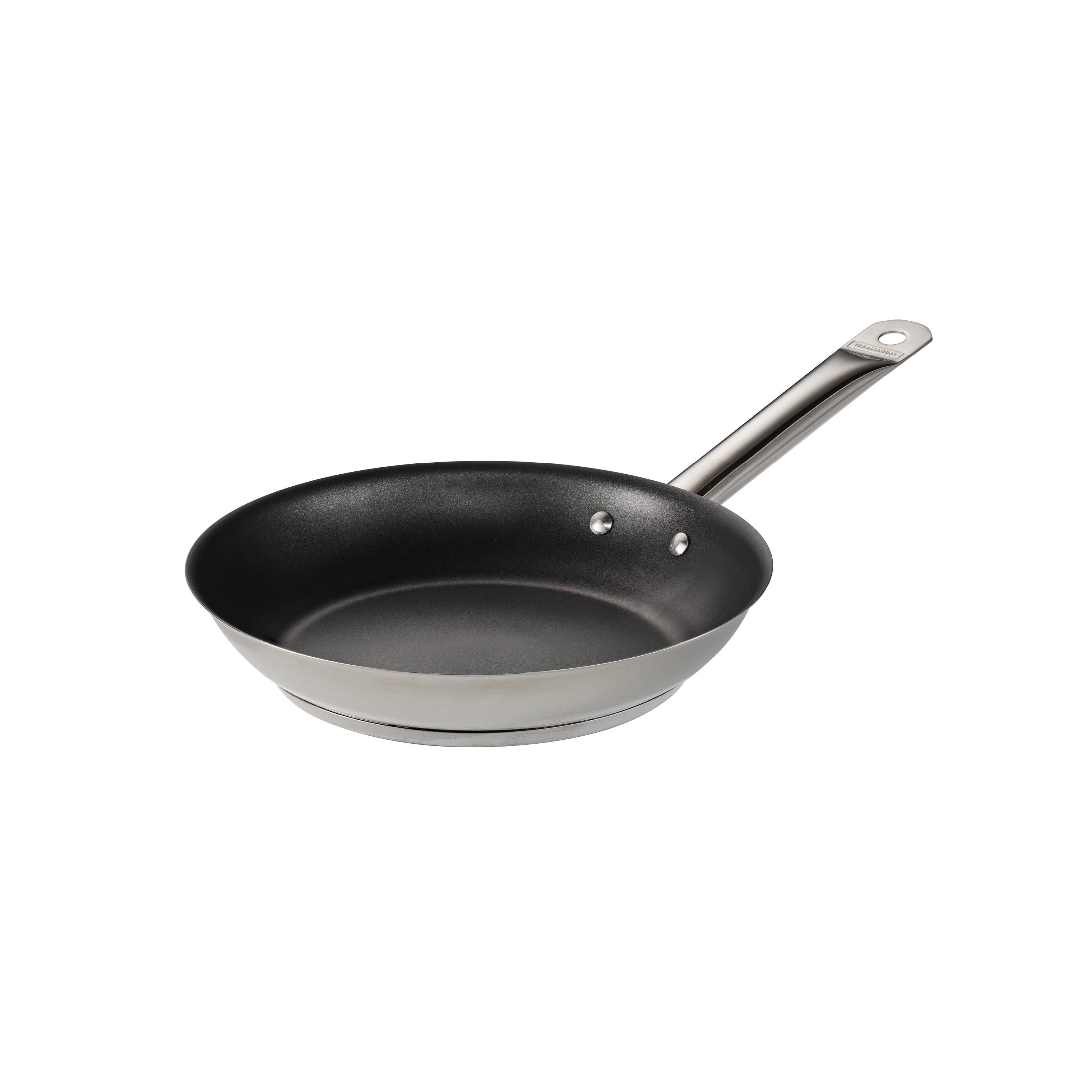 Tramontina 10 IN Saute Pan Stainless Steel Nonstick Tubular Stainless Steel Handle 80154/081DS