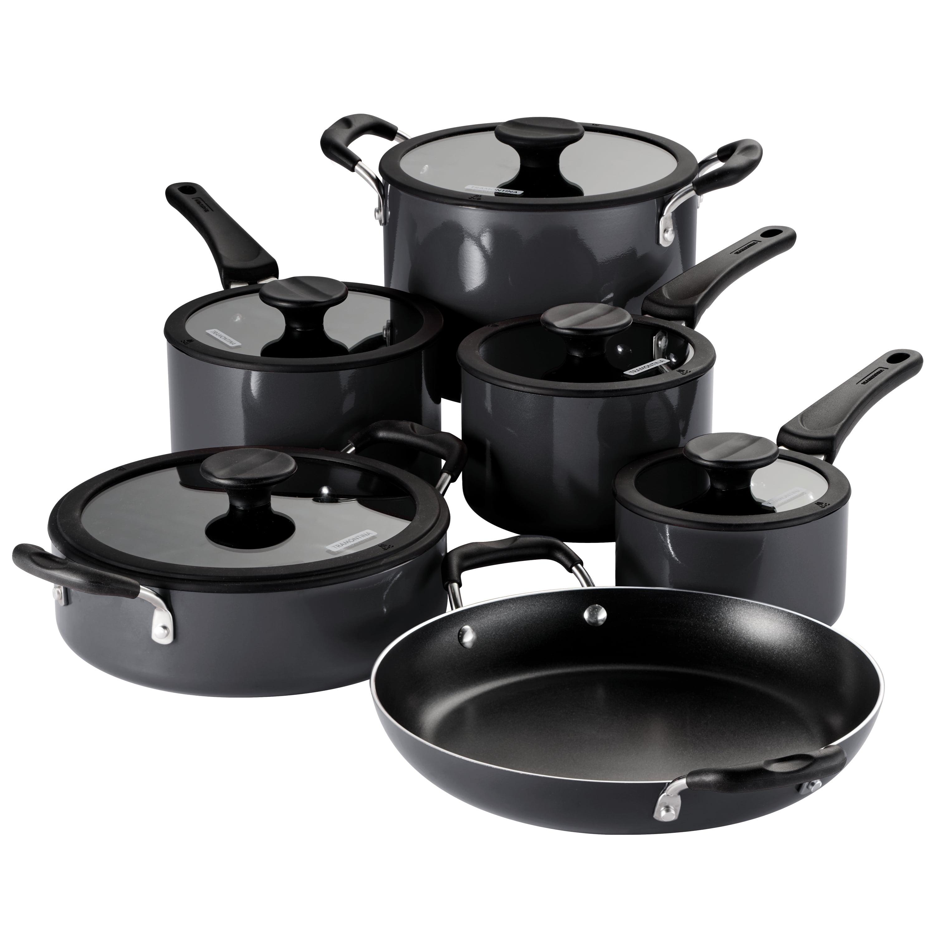 Tramontina Tramontina Aluminum Non Stick 11 Pc Nesting Cookware Set