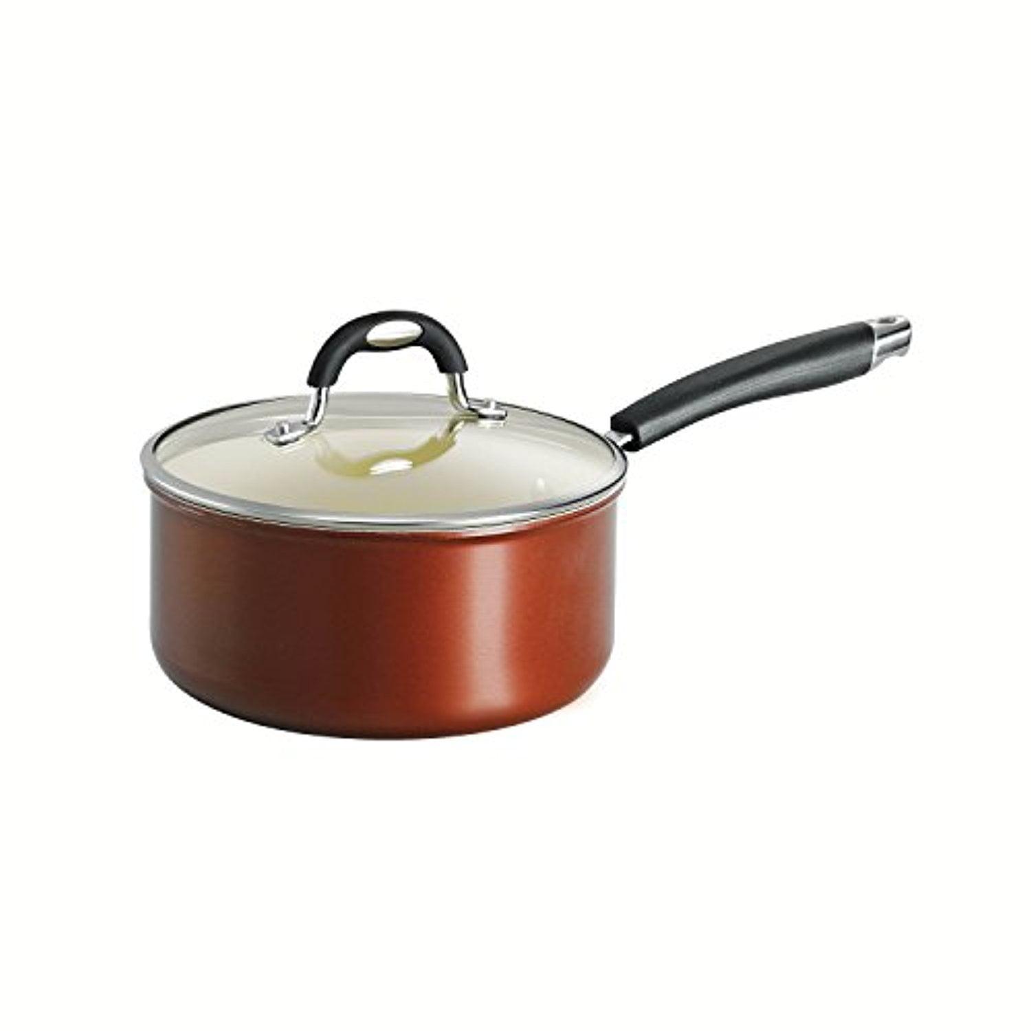 Tramontina Style Ceramica Nonstick Covered Sauce Pan with Lid