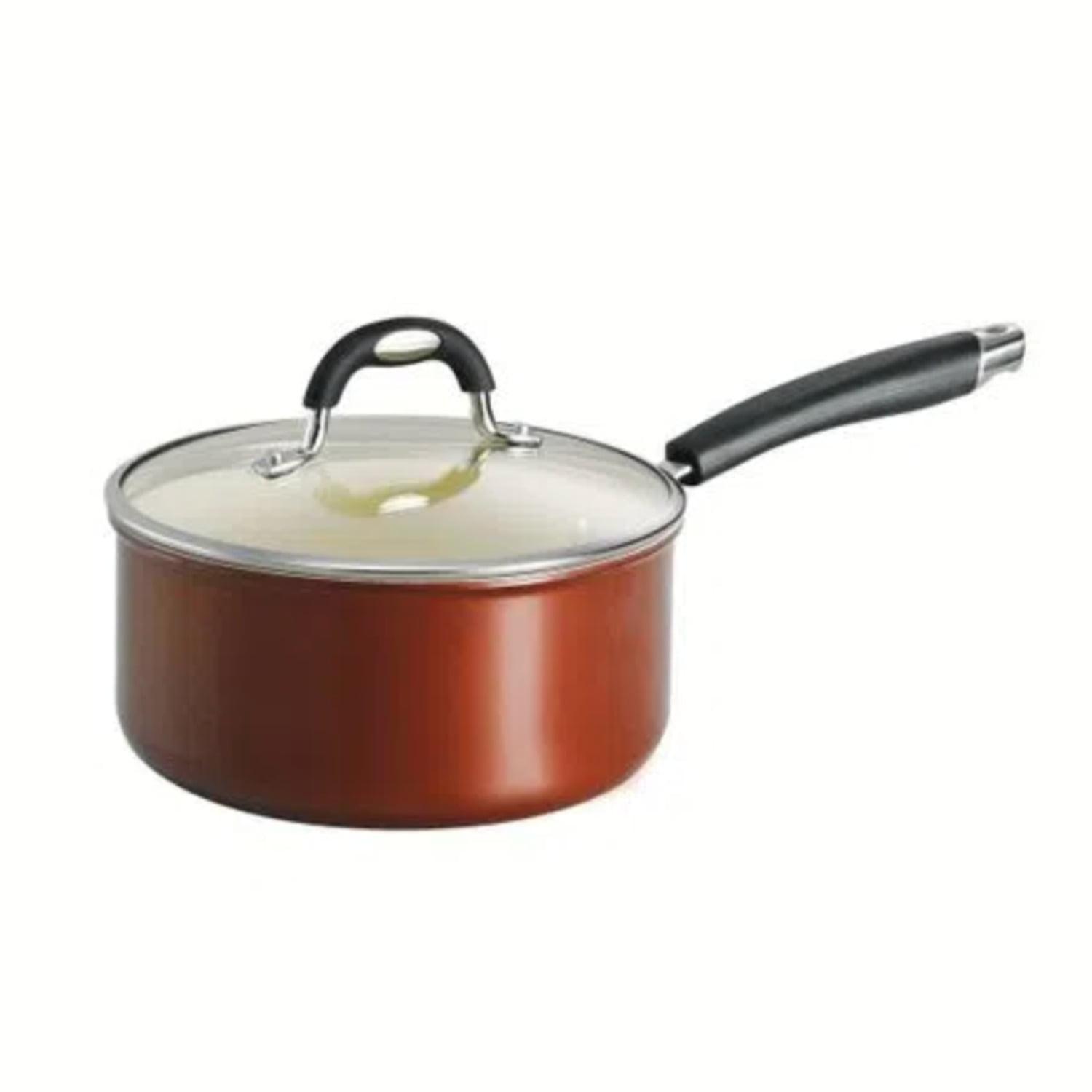 Tramontina Style Ceramica Nonstick Covered Sauce Pan with Lid