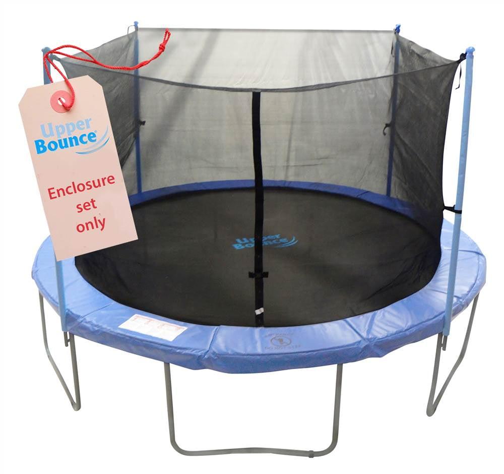 Upper Bounce Machrus Trampoline Safety Enclosure with Net, Poles and Foam Sleeves - Trampoline not Included