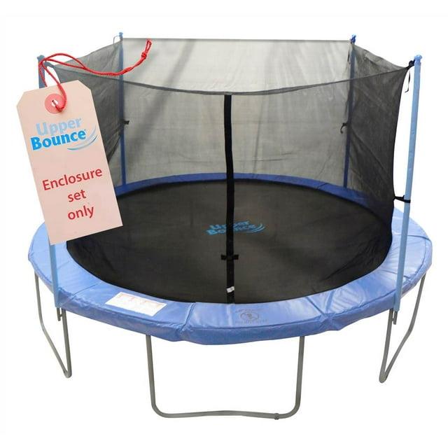 Upper Bounce Machrus Trampoline Safety Enclosure with Net, Poles and Foam Sleeves - Trampoline not Included