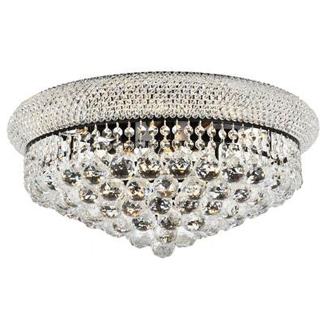 Elegant Lighting Primo 10 - Light Flush Mount in  Black