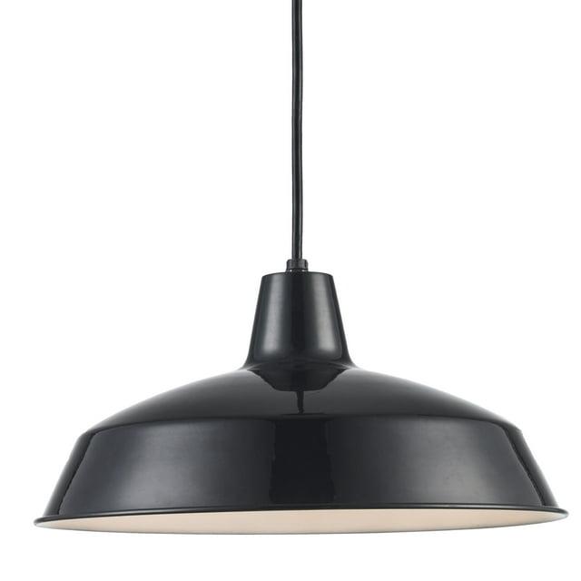 Trans Globe Lighting 1100 Sherman 1 Lámpara Colgante de Interior Industrial con Forma de Cúpula de 7" de Alto -