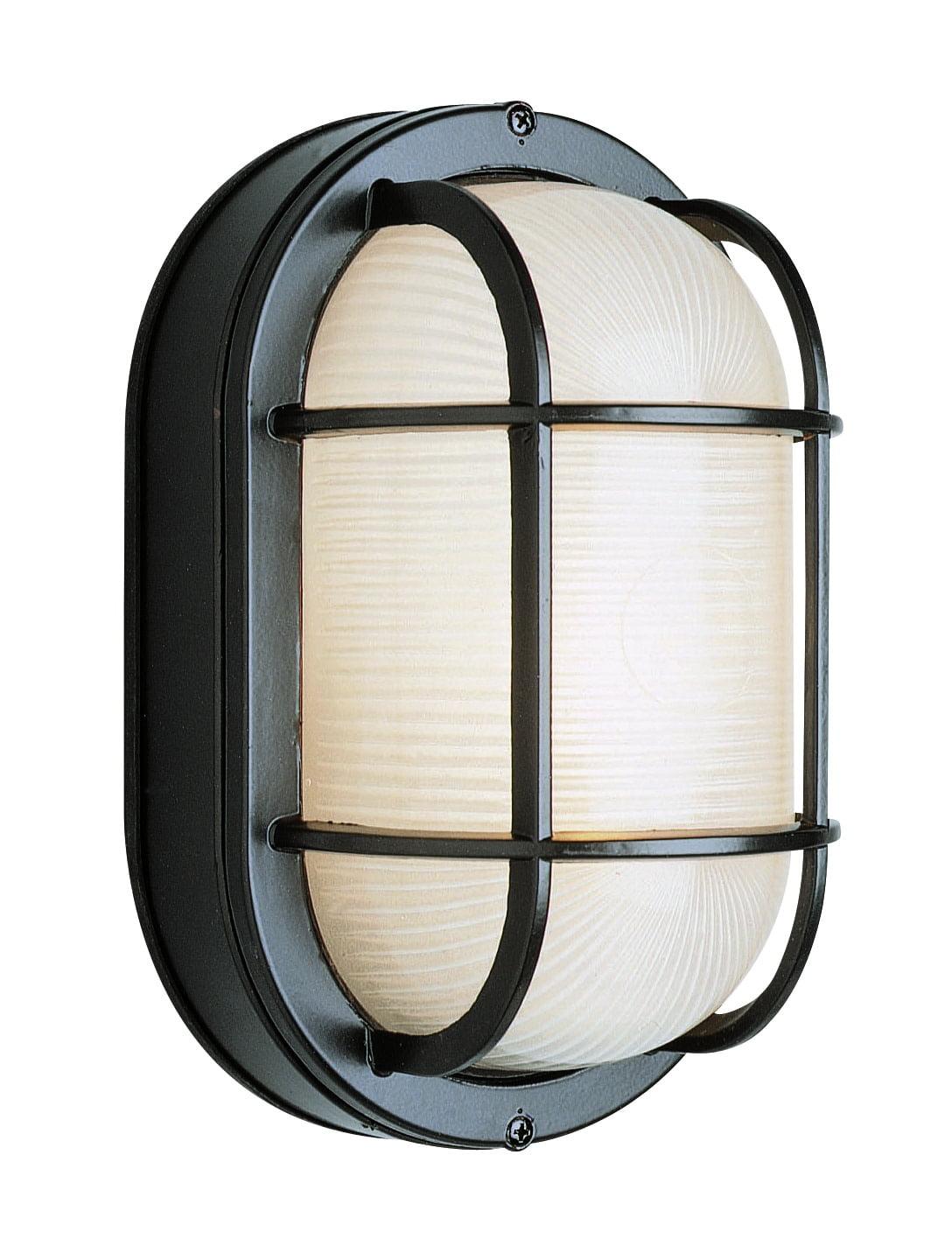 Trans Globe Lighting 41015 6.5" Width 1 Light Flush Mount Bulkhead Outdoor Wall Sconce -