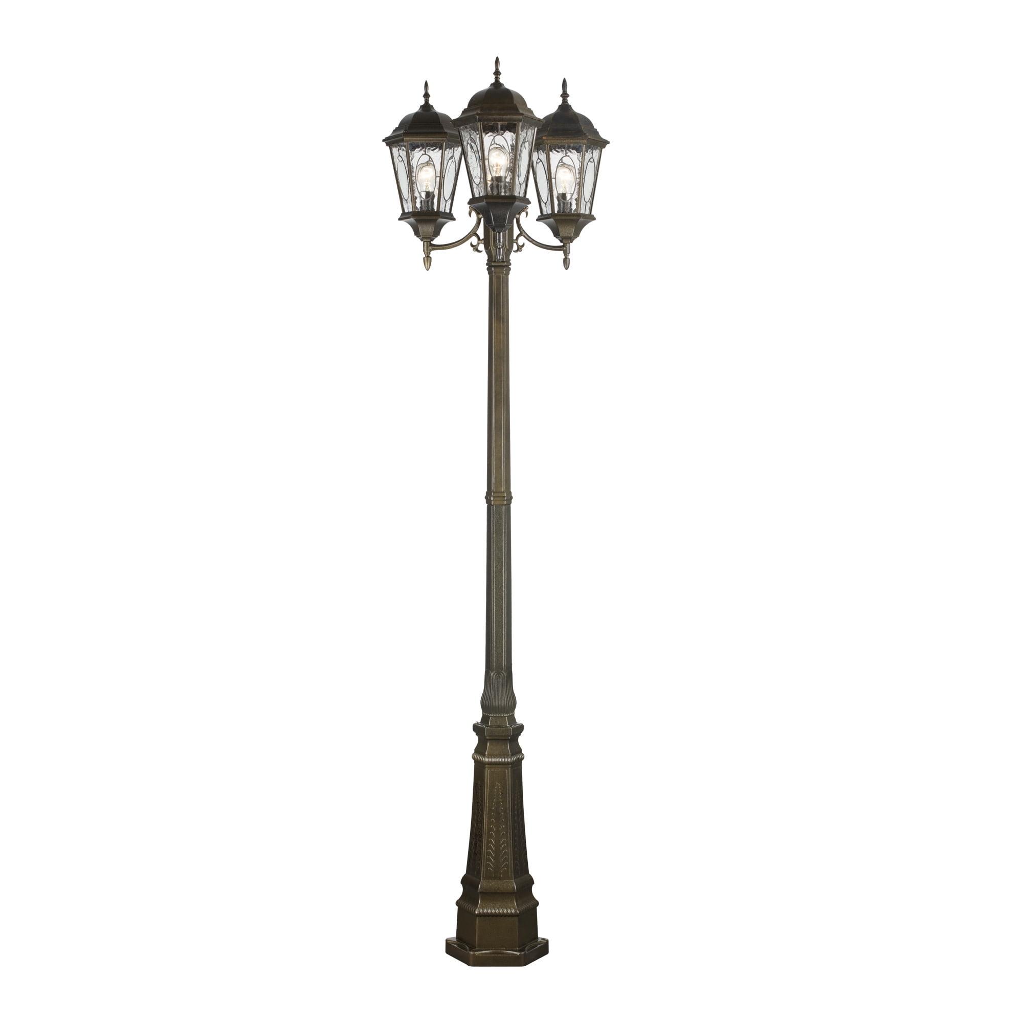 Trans Globe Lighting 4719 Three Light Up Lighting Outdoor Post Light From The Outdoor