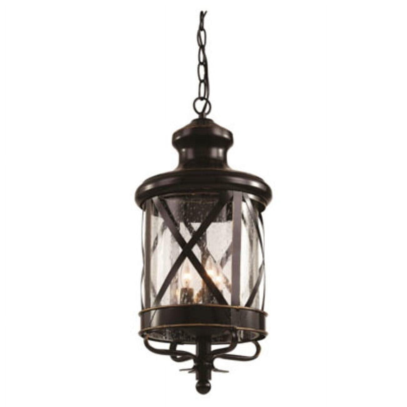 Trans Globe Lighting 5124 Chandler 3 Light 9" Wide Outdoor Taper Candle Mini Pendant -