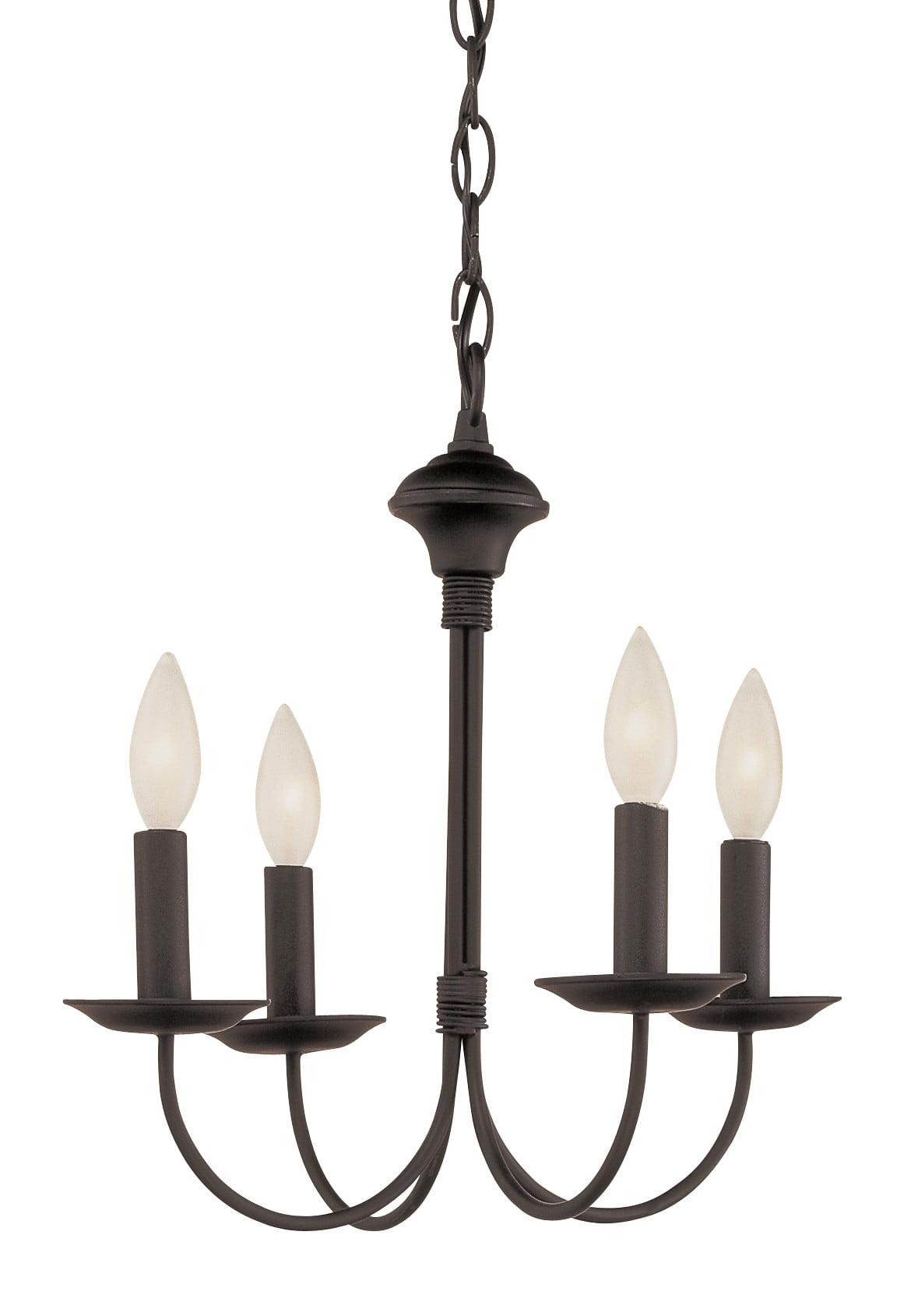 Trans Globe Lighting 9014 Traditional Four Light Up Lighting Mini Chandelier From The New
