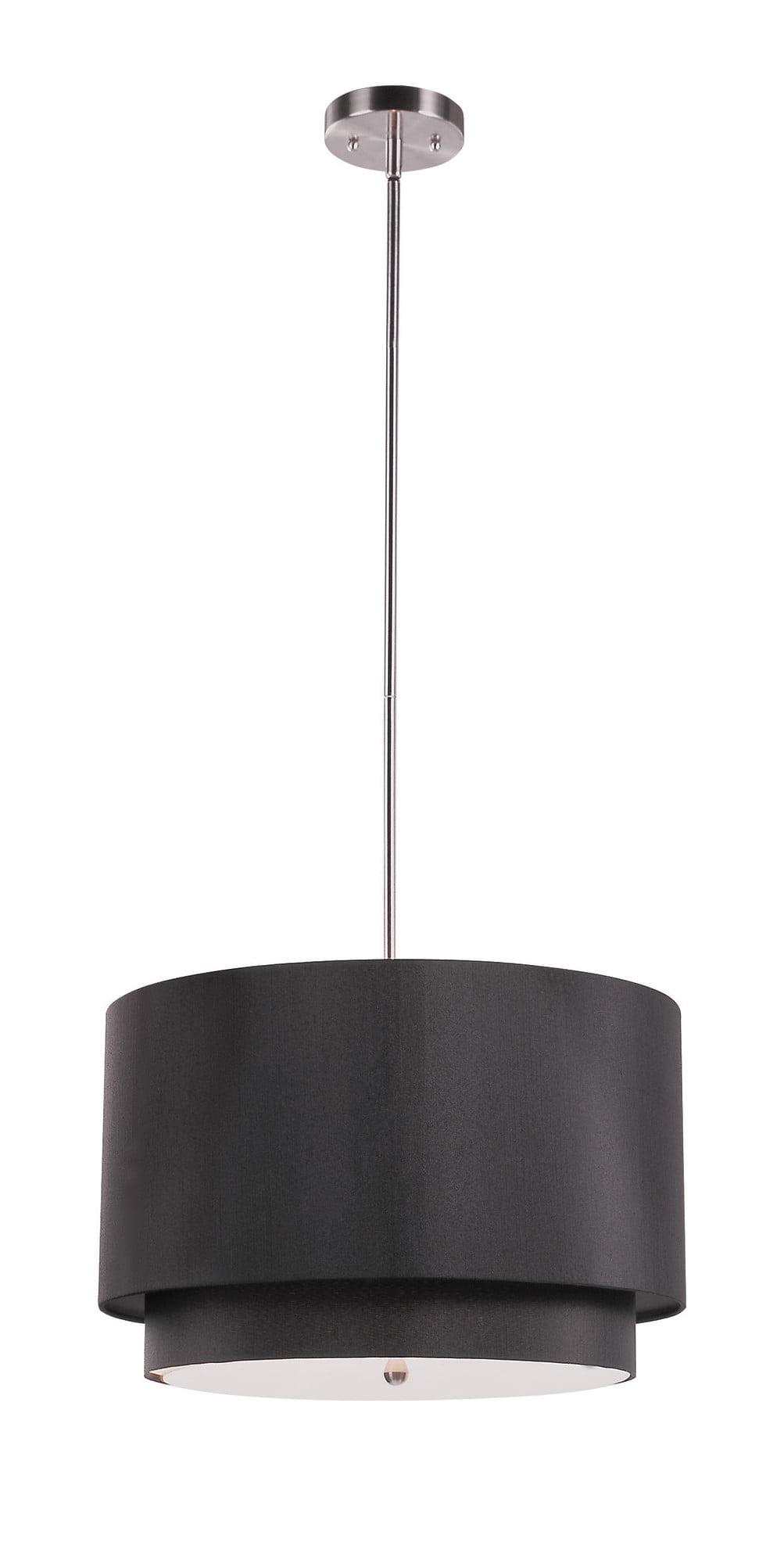 Trans Globe Lighting Pnd-802 Three Light Double Shade Pendant From The Young And Hip