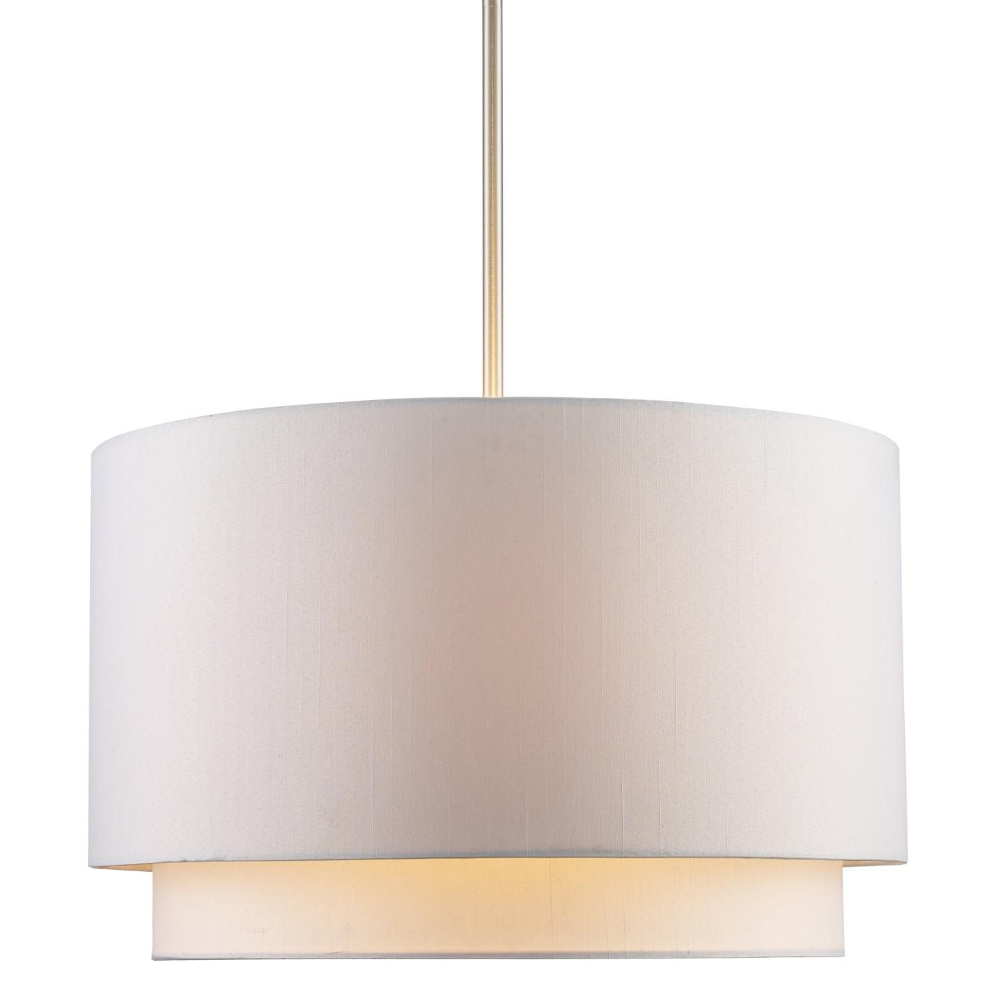 Trans Globe Lighting Pnd-802 Three Light Double Shade Pendant From The Young And Hip