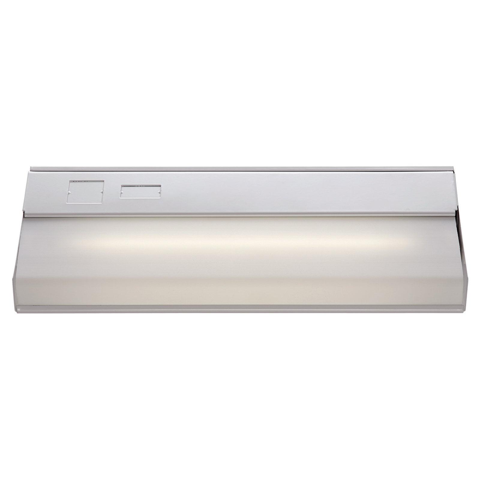 Signature 12" White Frosted Glass Fluorescent Undercabinet Light