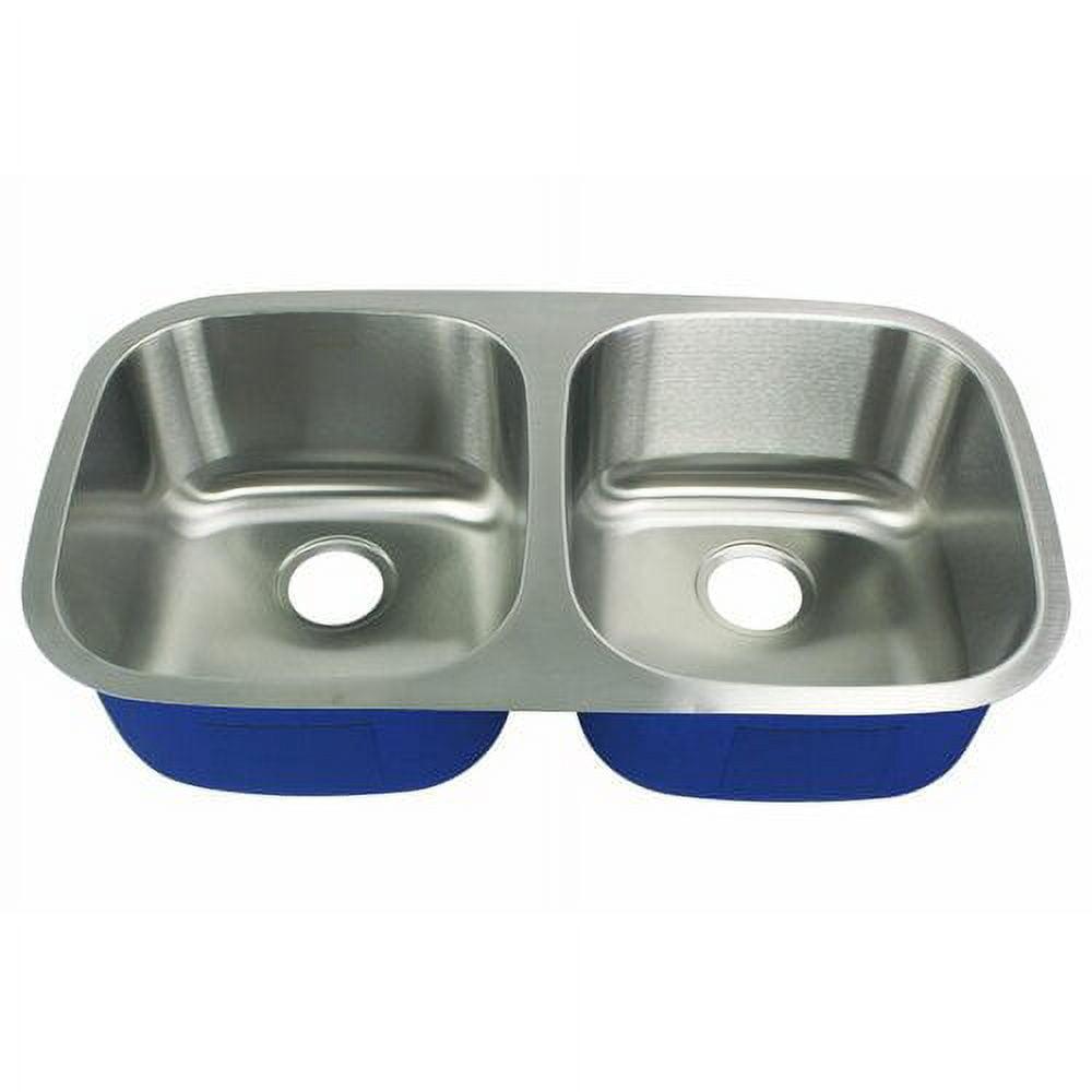 32.41'' L Double Bowl Stainless Steel Kitchen Sink