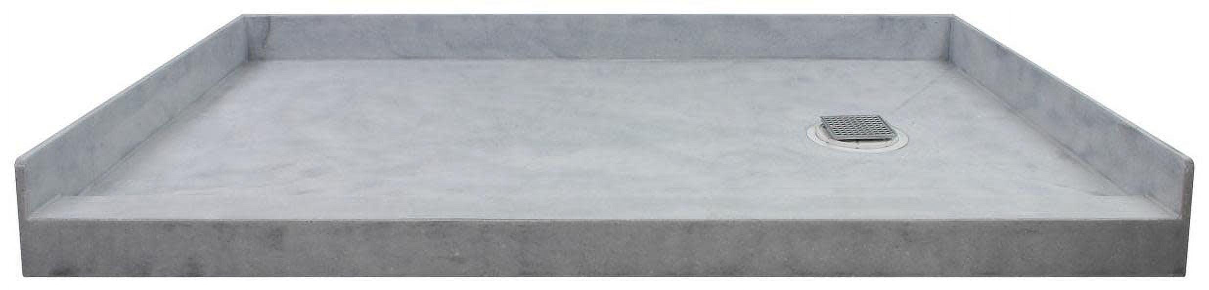 Transolid Dark Grey 60" x 32" Tile Ready Shower Base