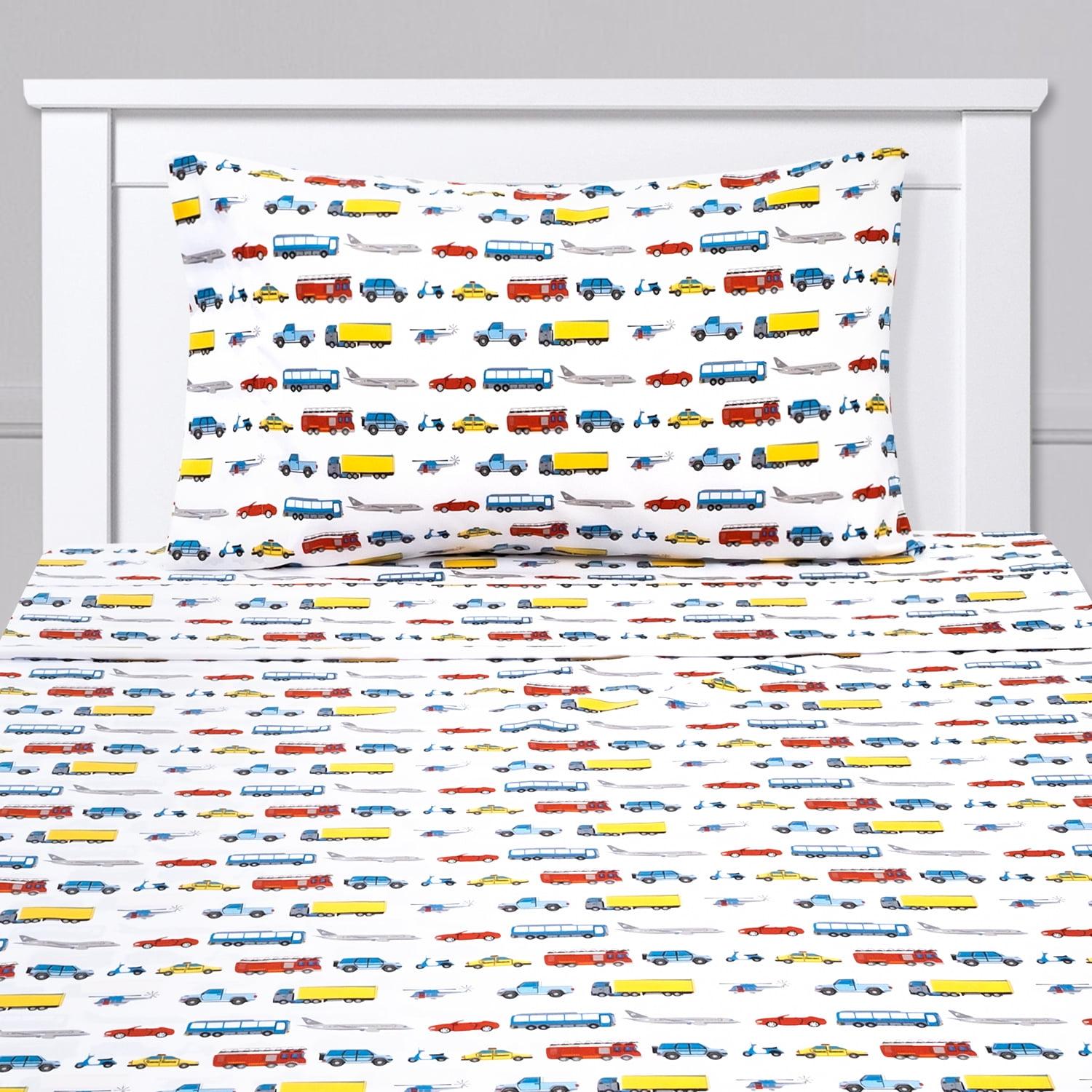 Transportation Microfiber Kids' Sheet Set By Sweet Home Collection®