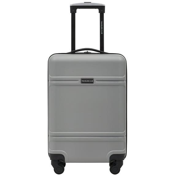 Travelers Club 20" Skyline Rolling Hard Case Carry-on Luggage - Gray