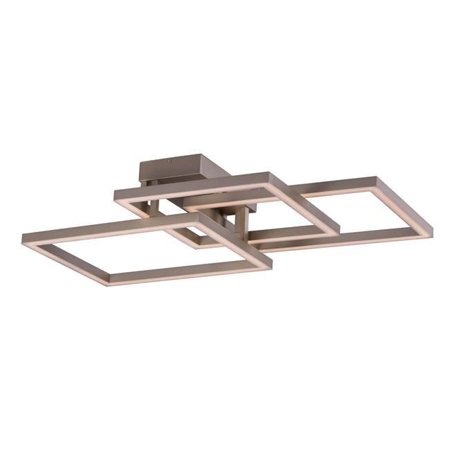 E21513-CHP-ET2 Lighting-Traverse-80W 1 LED Flush Mount-23.5 Inches wide by 6.75 inches high-Champagne Finish