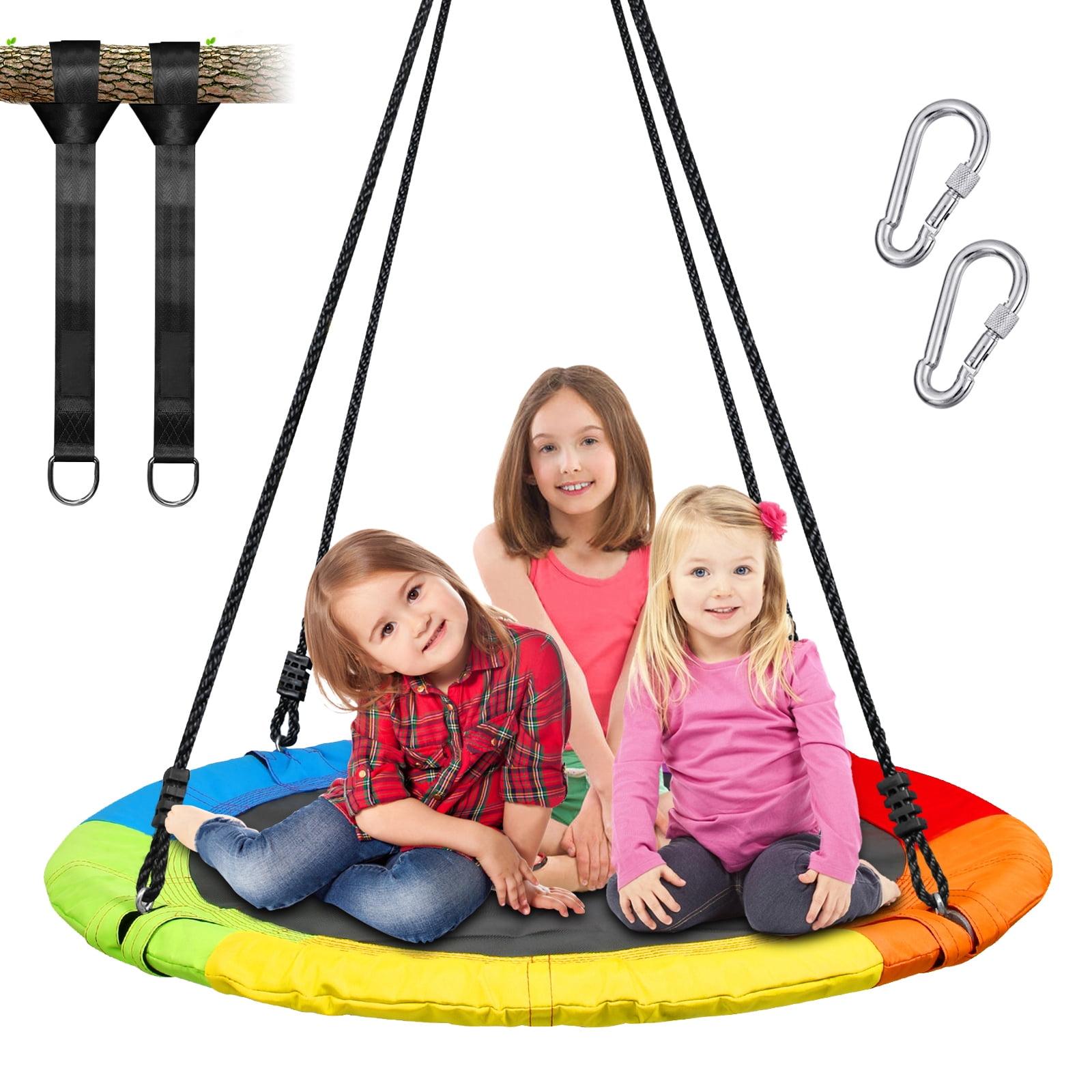 Rainbow 40-Inch Saucer Tree Swing with Steel Frame