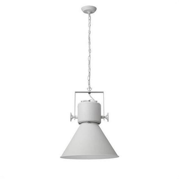 Trend Lighting TP10026WH Crew 1-Light White Pendant