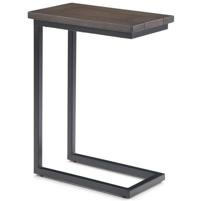 Simpli Home Skyler Solid Mango Wood C Side Table