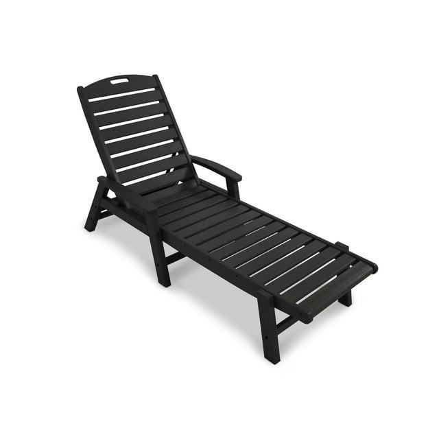 Yacht Club Chaise with Arms - Stackable